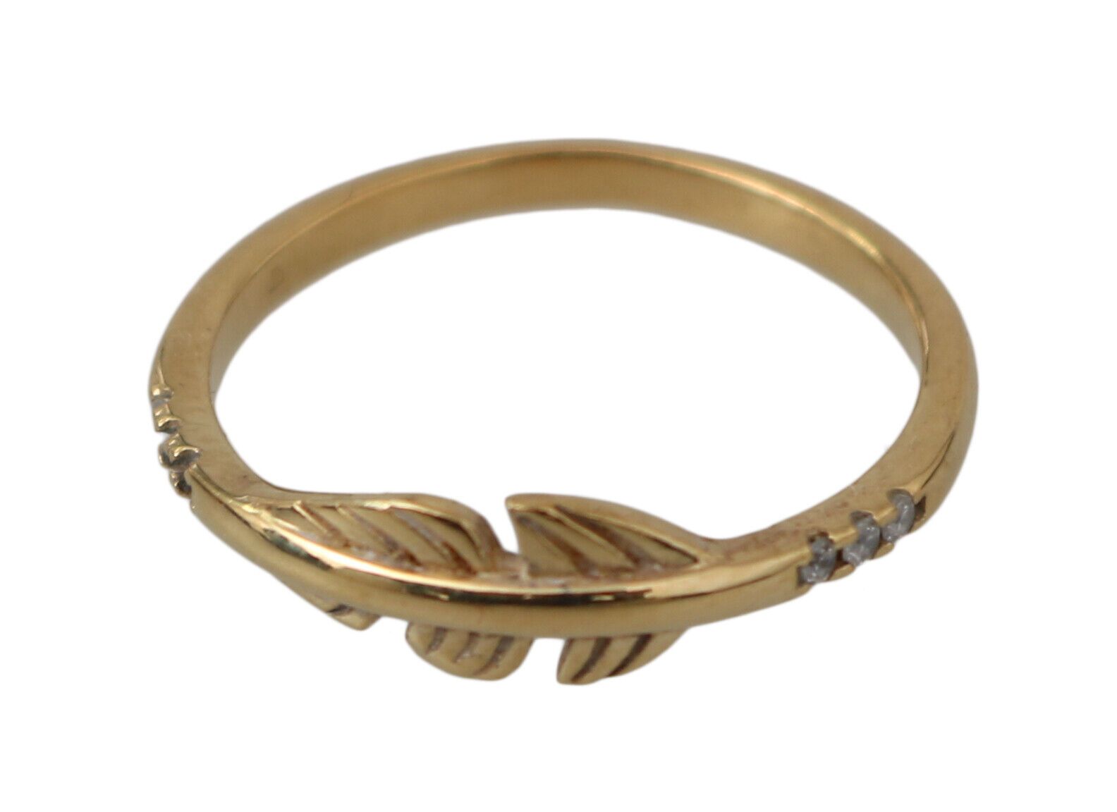 Nialaya Elegant Gold CZ Crystal Women's Ring