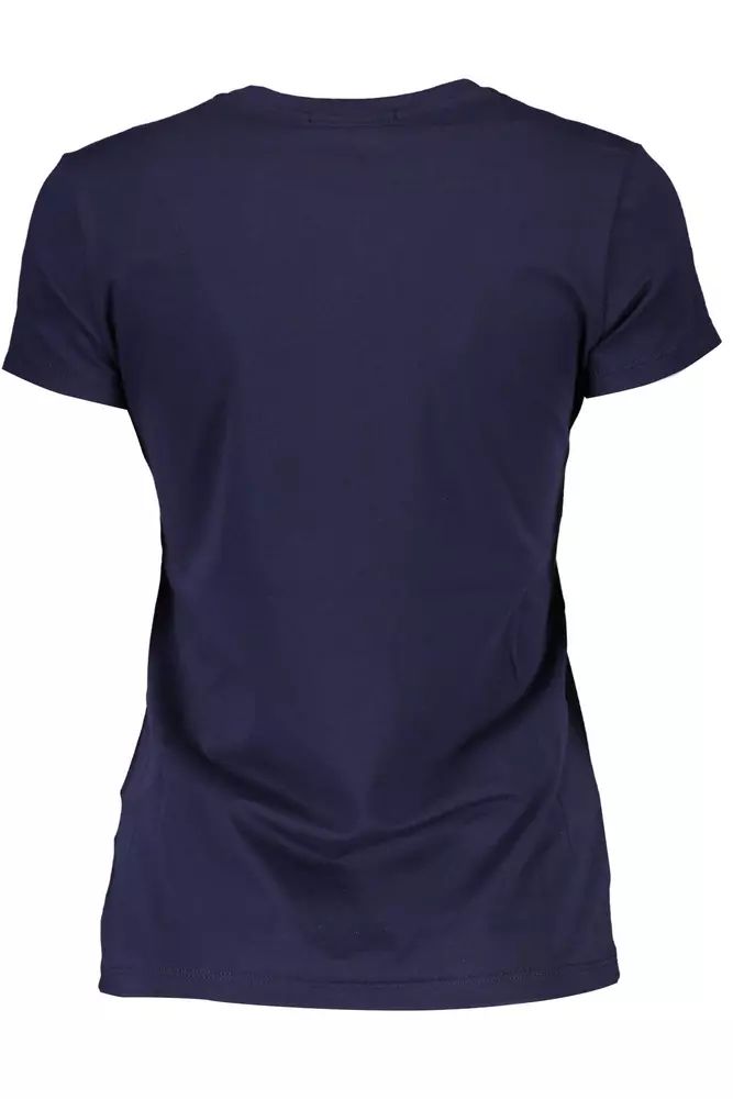 Scervino Street Sparkling Crew Neck Tee in Blue