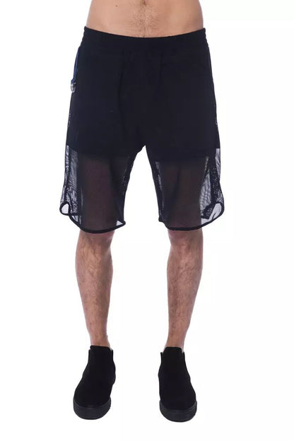 Nicolo Tonetto Elevate Your Style with Chic Transparent-Panel Shorts