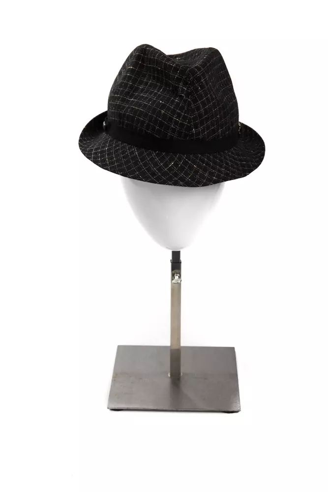 BYBLOS Elegant Black Wool Blend Hat