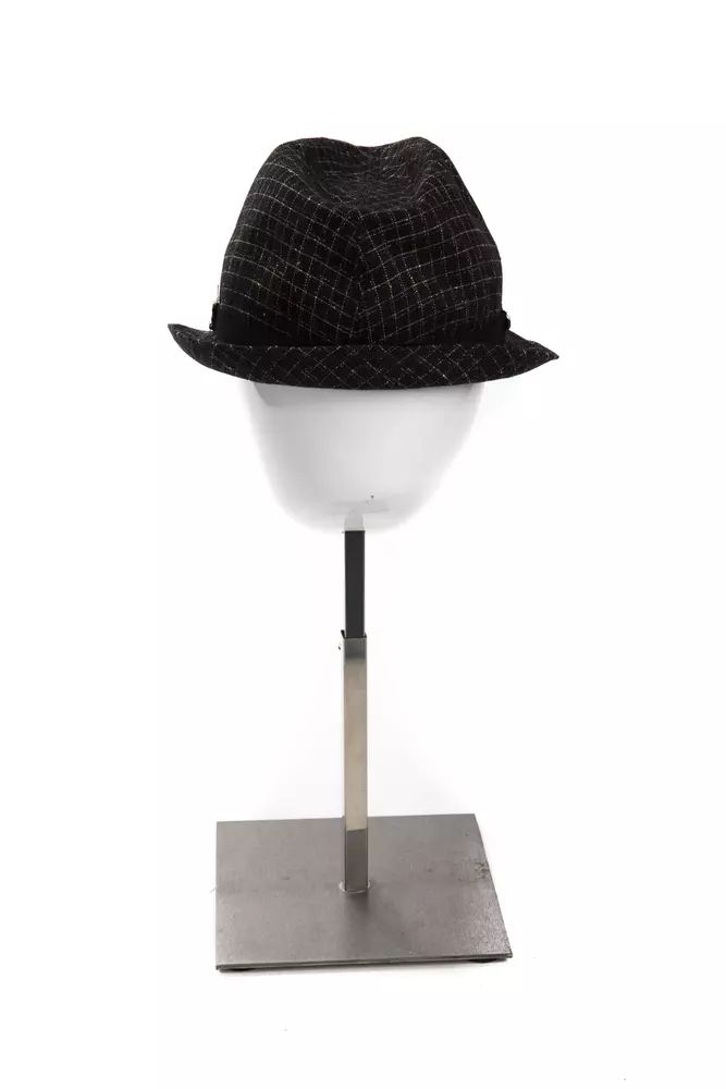 BYBLOS Elegant Black Wool Blend Hat