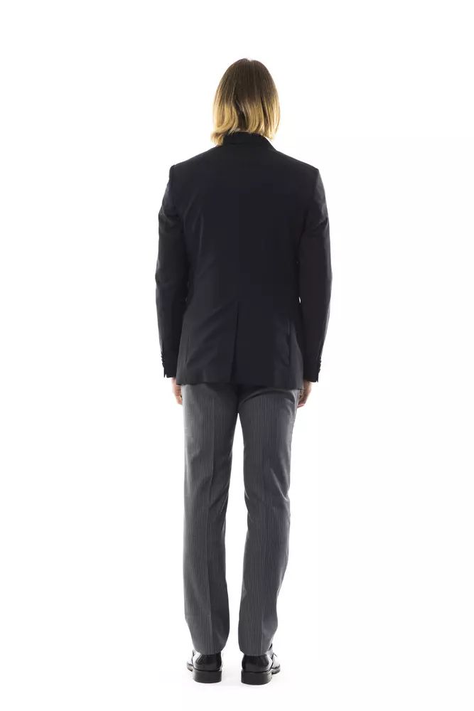 Uominitaliani Elegant Wool Two-Button Men's Blazer