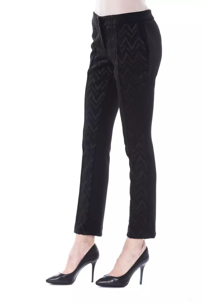 BYBLOS Elegant Slim Fit Patterned Pants