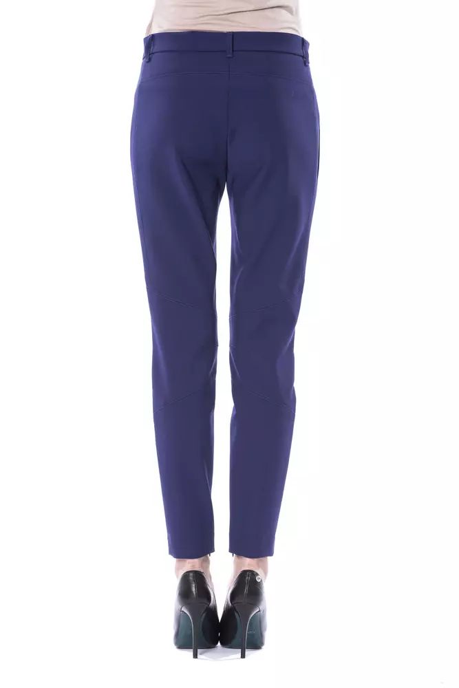 BYBLOS Chic Slim Fit Trousers with Zip Pockets