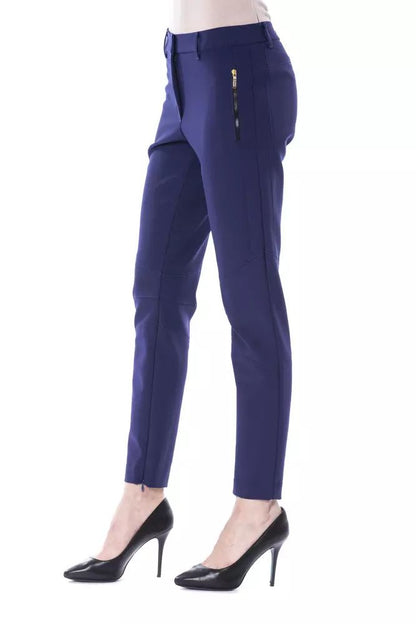 BYBLOS Chic Slim Fit Trousers with Zip Pockets