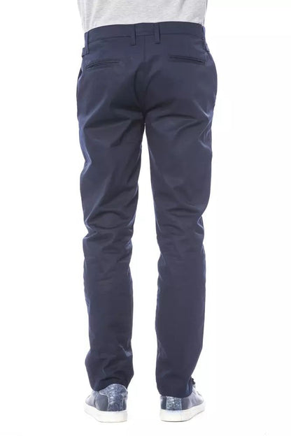 Verri Elegant Blue Classic Trousers