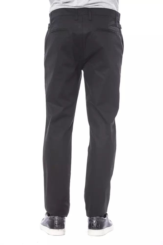 Verri Classic Black Cotton Pants