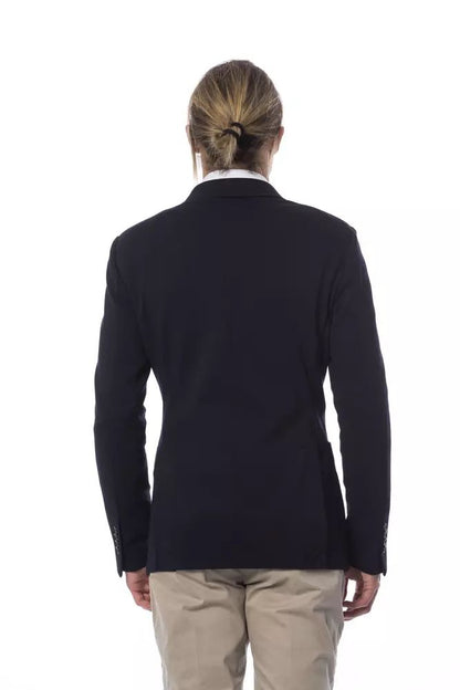 Verri Elegant Double Breasted Blazer in Blue