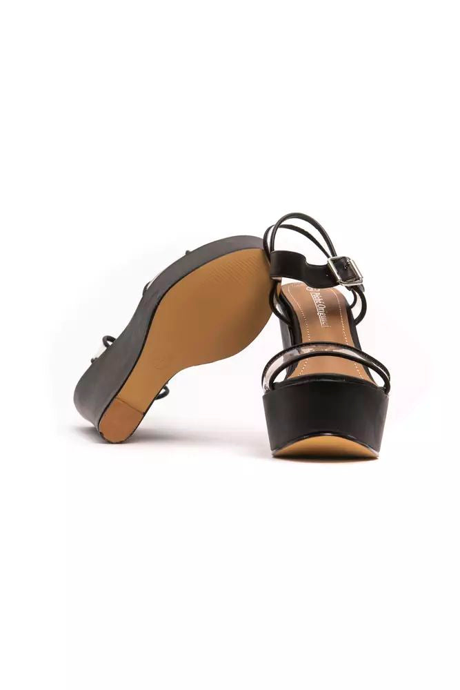 Péché Originel Elevate Your Look with Chic Transparent Wedge Sandals