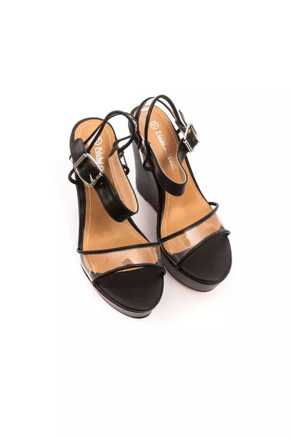 Péché Originel Elevate Your Look with Chic Transparent Wedge Sandals