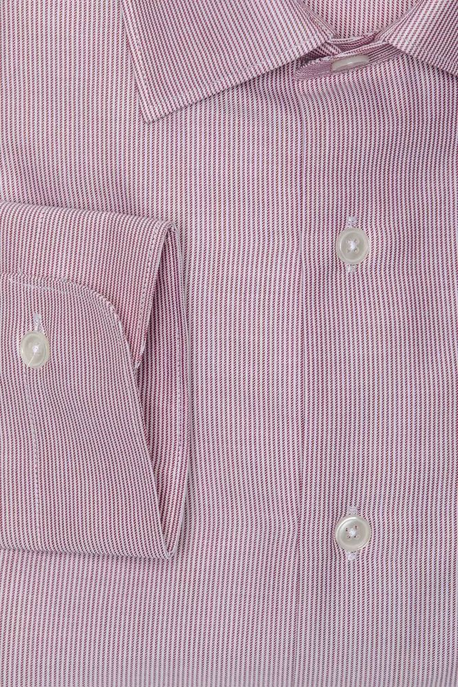 Robert Friedman Chic Pink Cotton Slim Collar Shirt