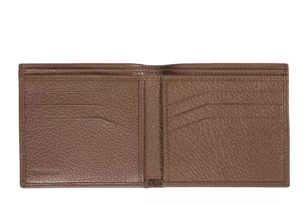 Trussardi Elegant Embossed Leather Men's Wallet