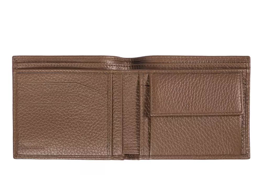 Trussardi Elegant Tumbled Leather Men's Wallet