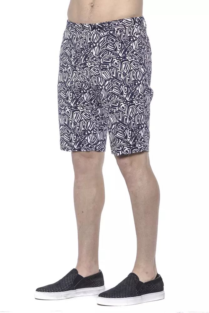 PT Torino Chic Patterned Bermuda Shorts