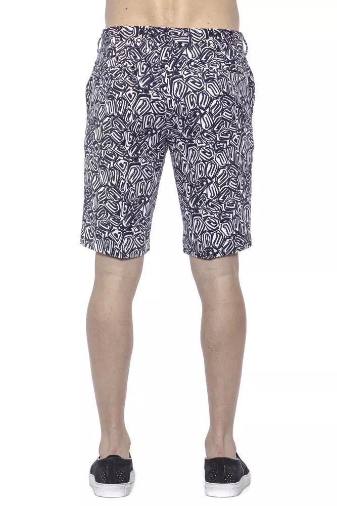 PT Torino Chic Patterned Bermuda Shorts