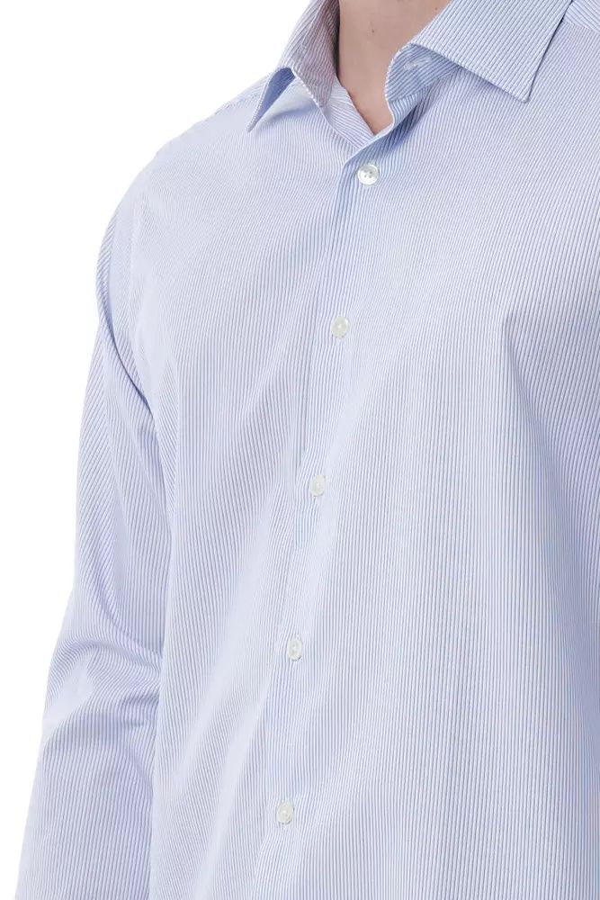 Bagutta Elegant Italian Collar Cotton Shirt