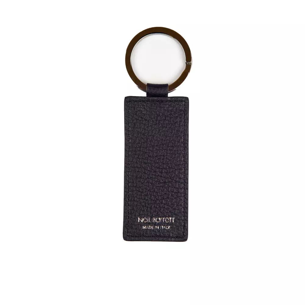 Neil Barrett Chic Blue Leather Keychain for Men