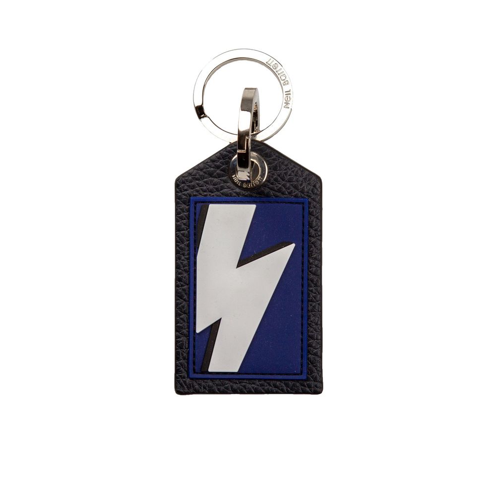 Neil Barrett Blue Rubber Keychain