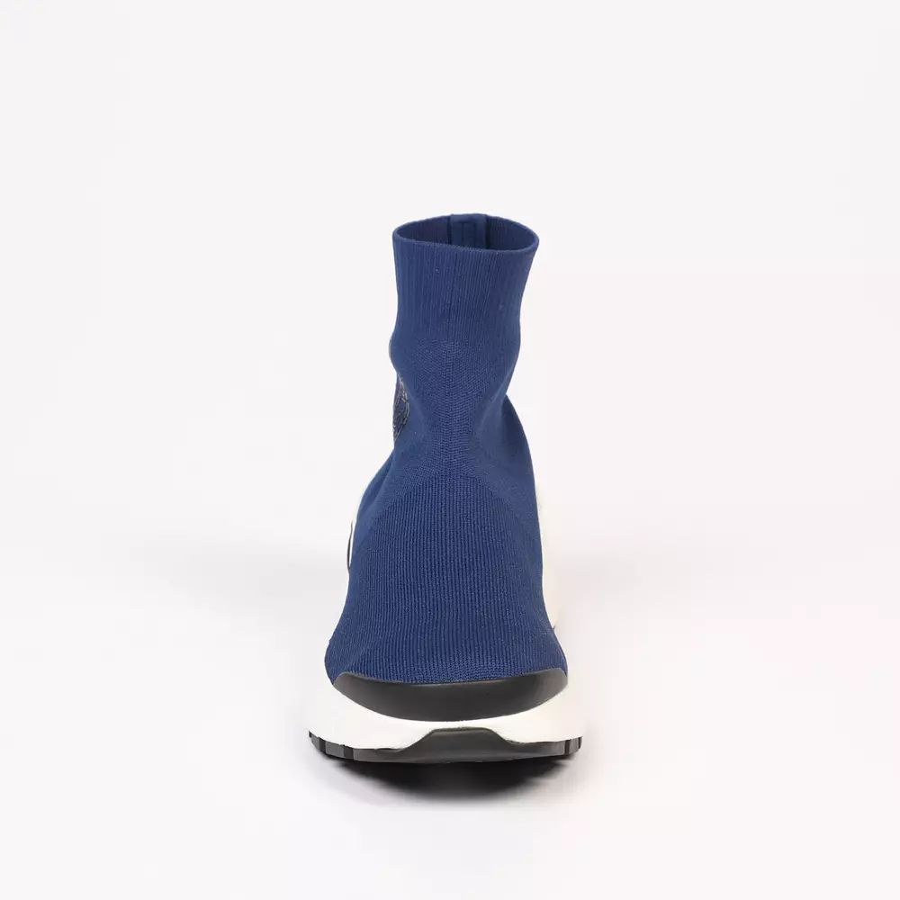 Neil Barrett Electric Bolt Sock Sneakers in Blue