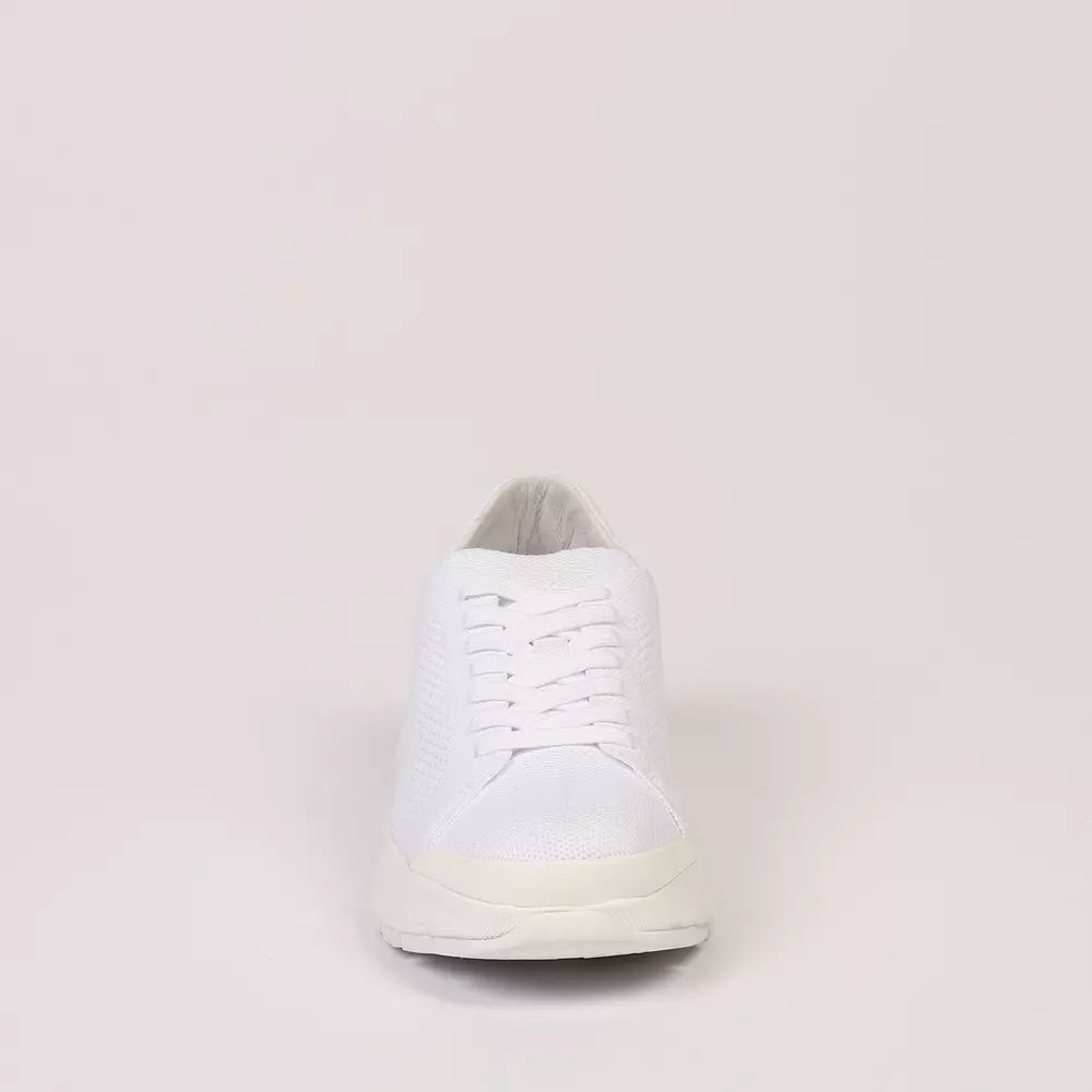 Neil Barrett Ultra-Chic Bolt Sneakers in Crisp White