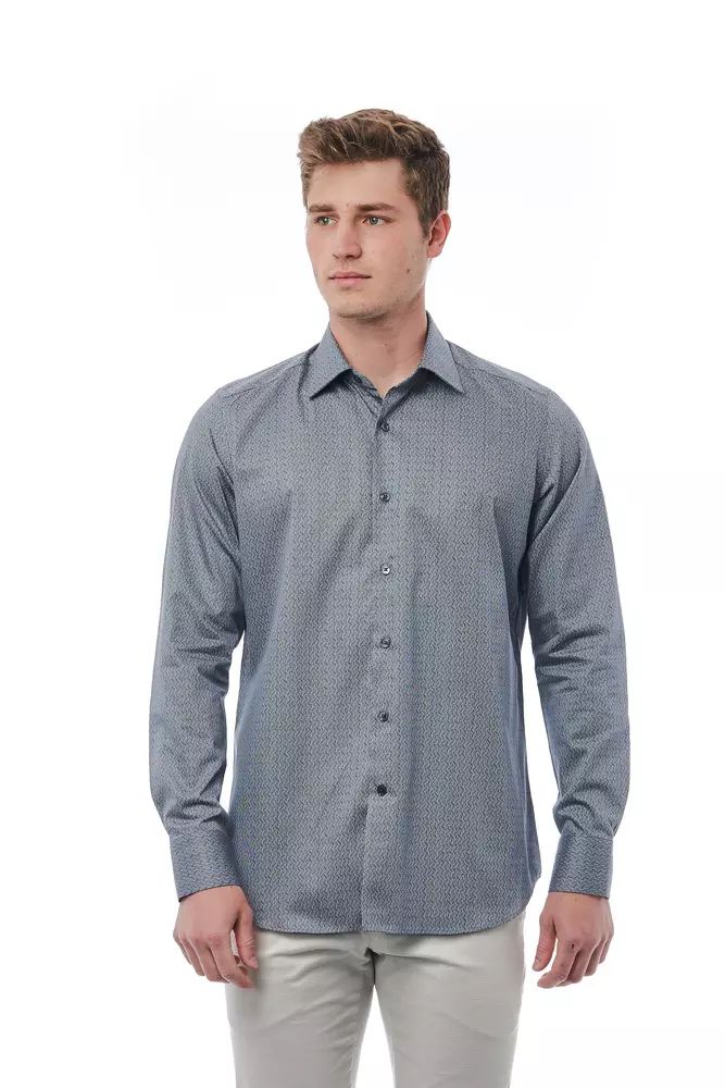 Bagutta Sleek Italian Collar Cotton Shirt