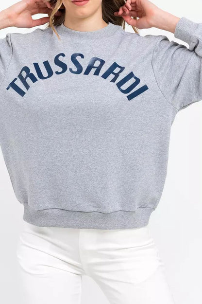 Trussardi Elevated Casual Chic Oversized Sweatshirt