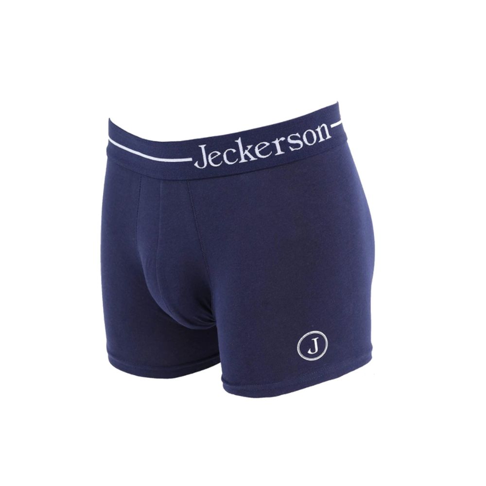 Jeckerson Elastic Monochrome Boxer with Logo Side Print