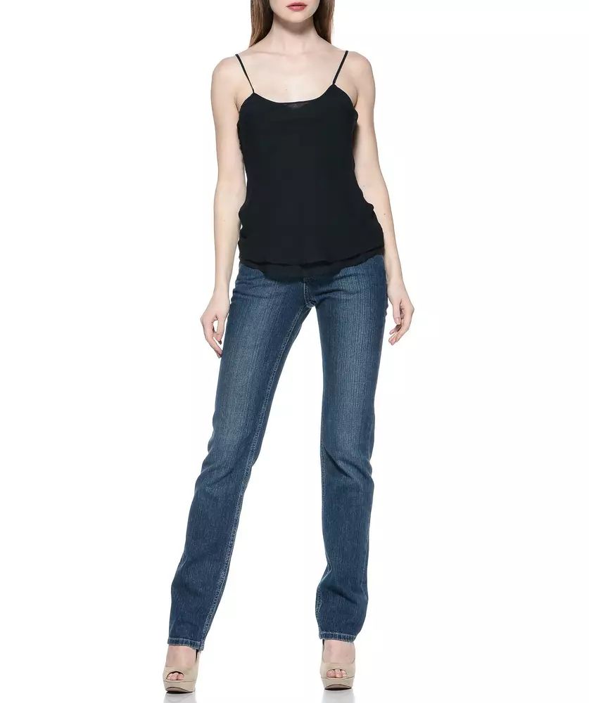 Ungaro Fever Chic Regular Fit Blue Jeans with Unique Logo Detail