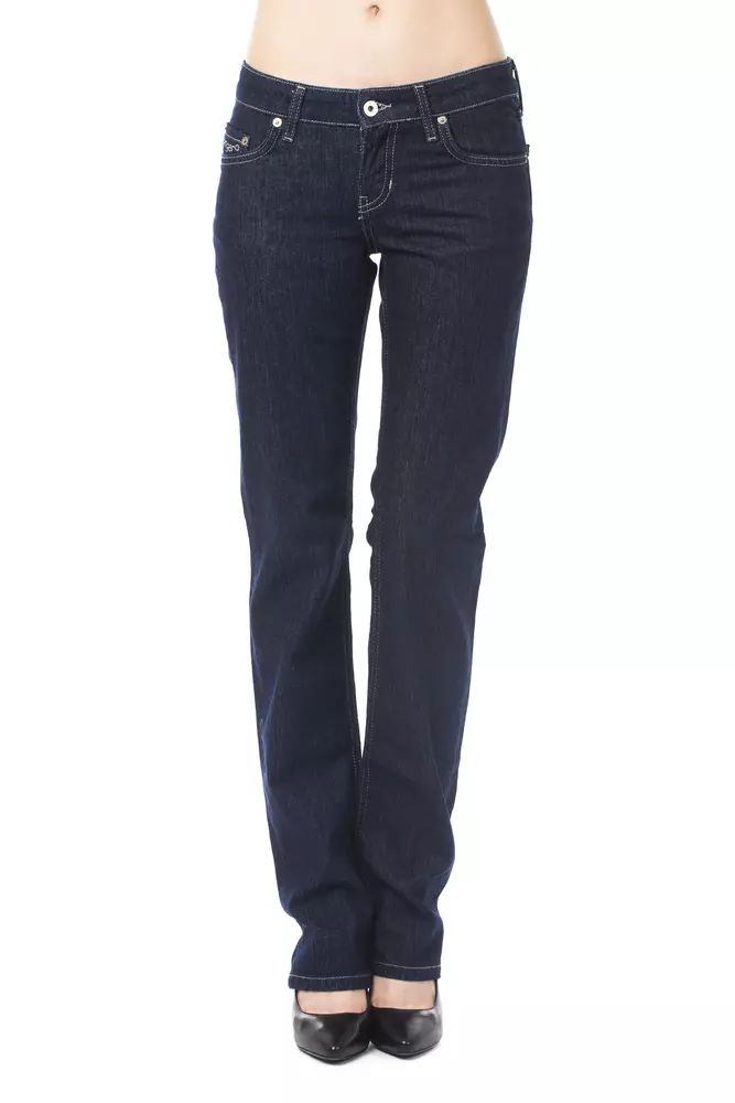 Ungaro Fever Elegant Blue Regular Fit Luxury Jeans