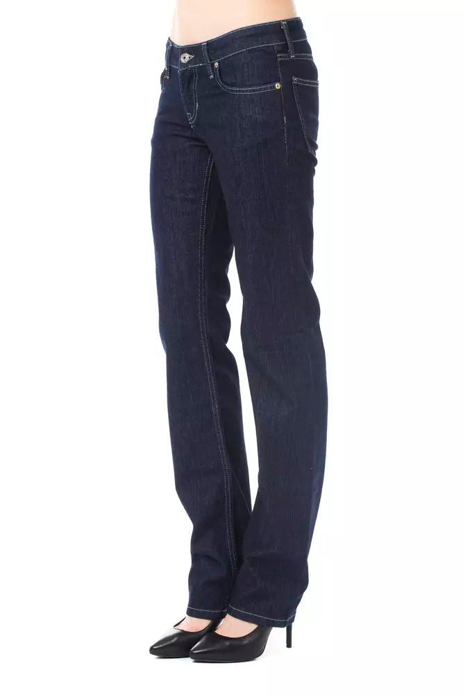 Ungaro Fever Elegant Blue Regular Fit Luxury Jeans