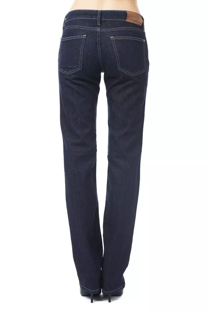 Ungaro Fever Elegant Blue Regular Fit Luxury Jeans