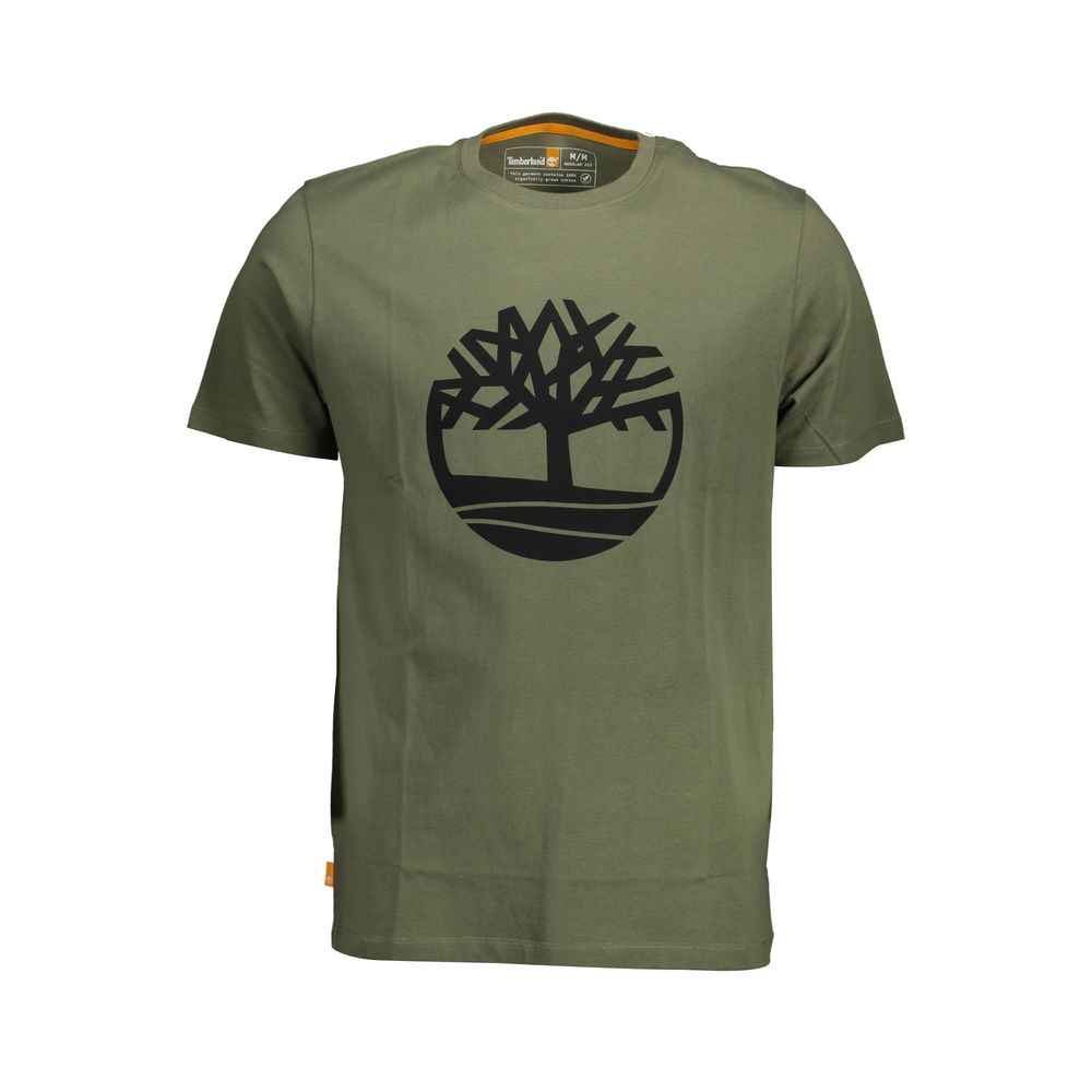 Timberland Green Organic Cotton Tee with Signature Logo