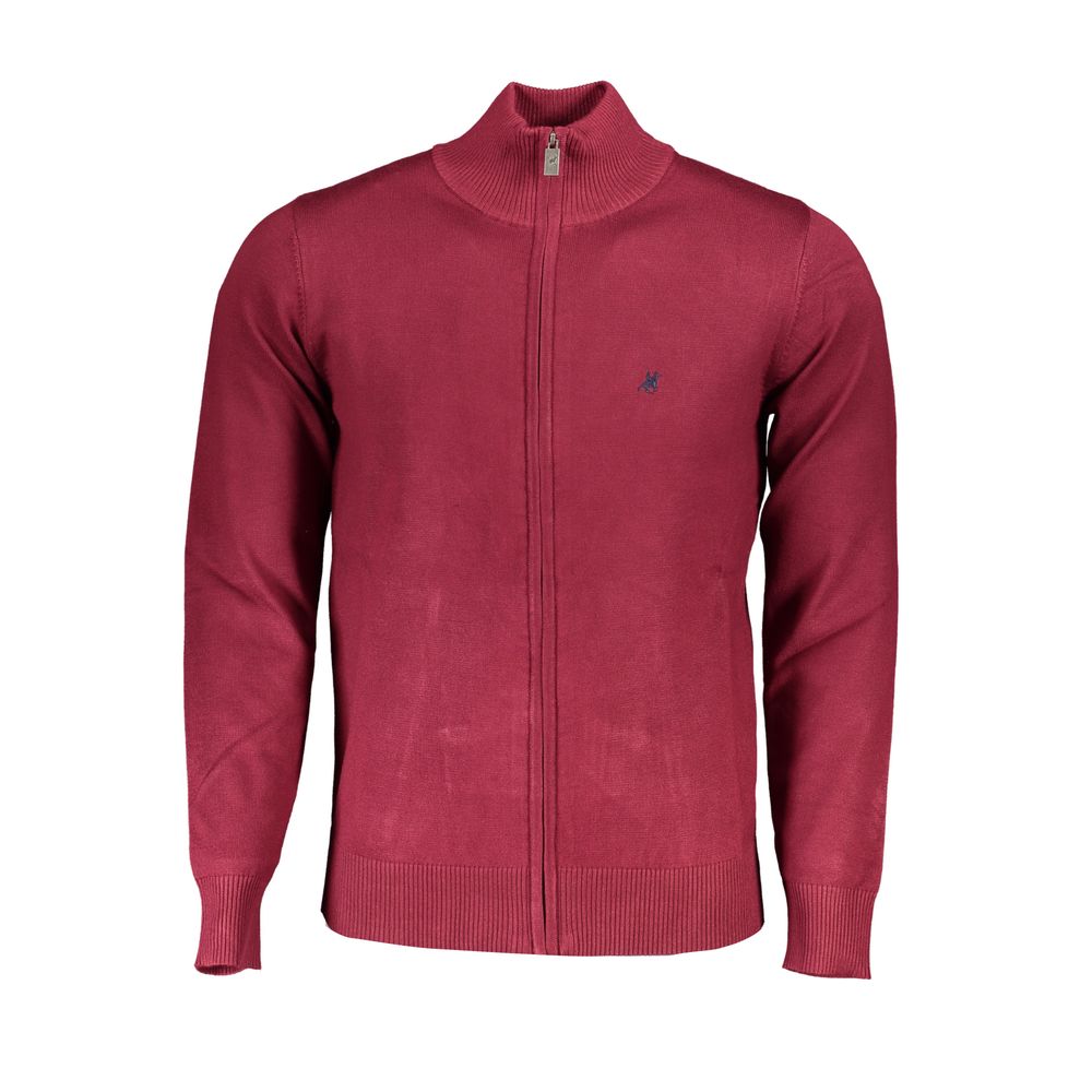 U.S. Grand Polo Red Nylon Sweater