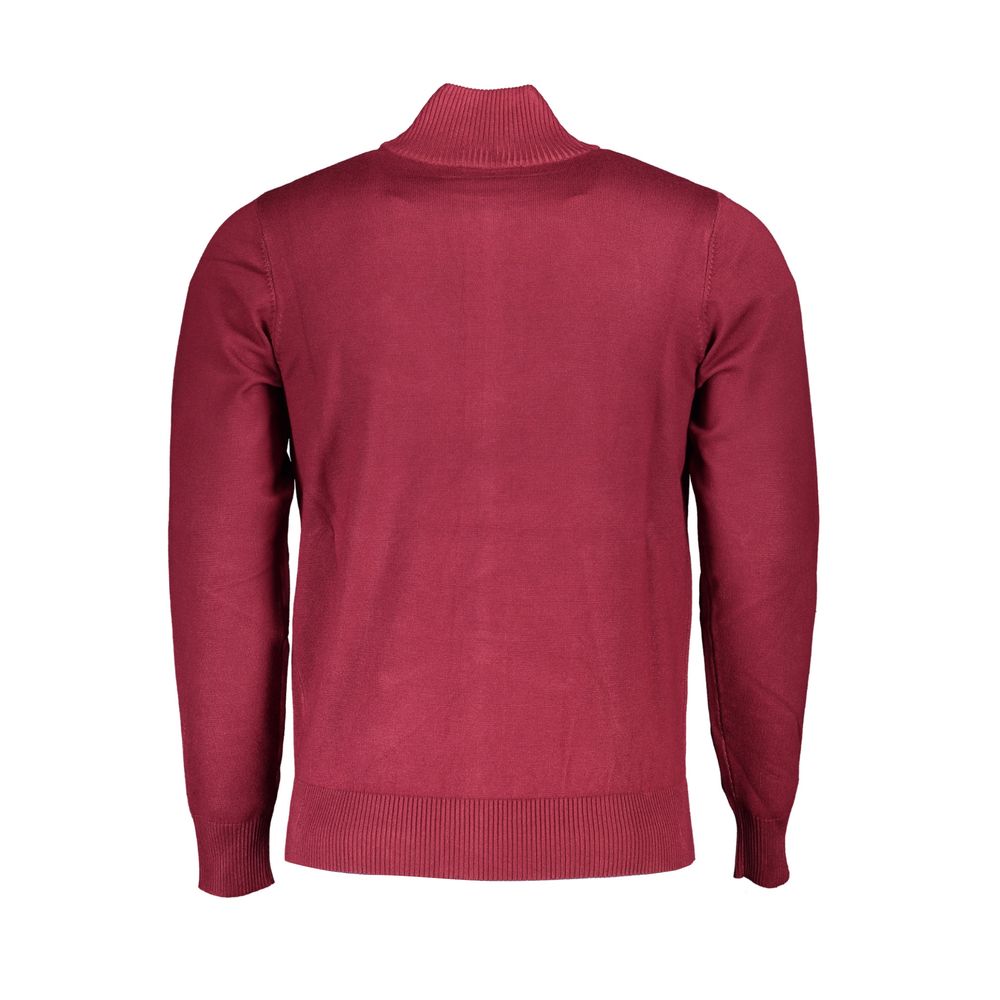 U.S. Grand Polo Red Nylon Sweater