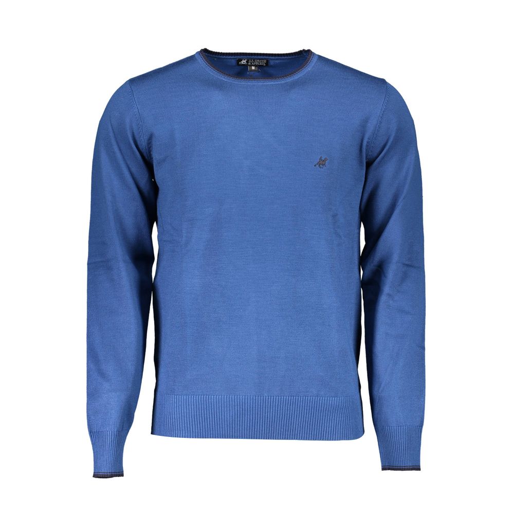 U.S. Grand Polo Blue Nylon Sweater