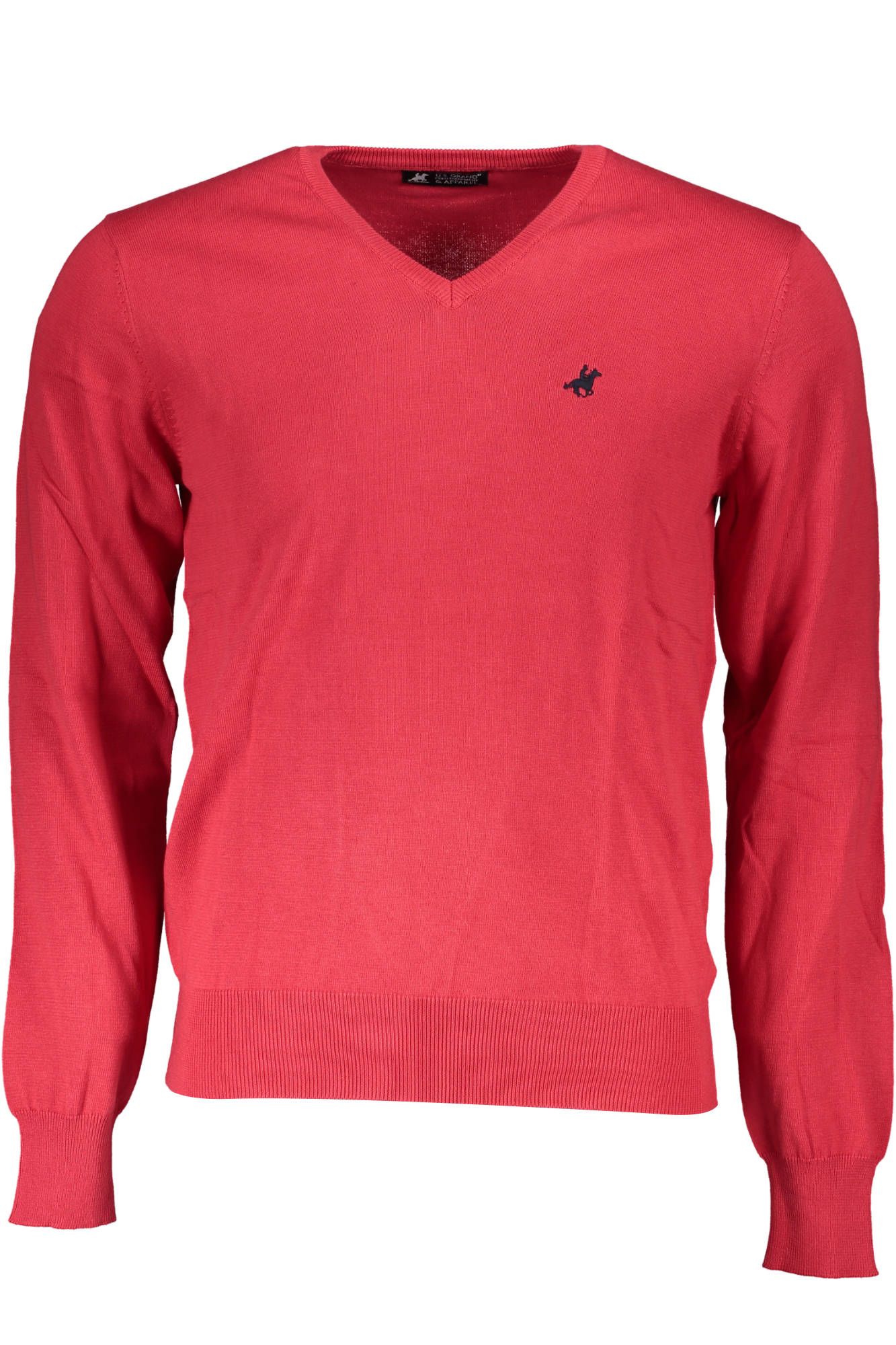 U.S. Grand Polo Elegant Long Sleeve V-Neck Sweater