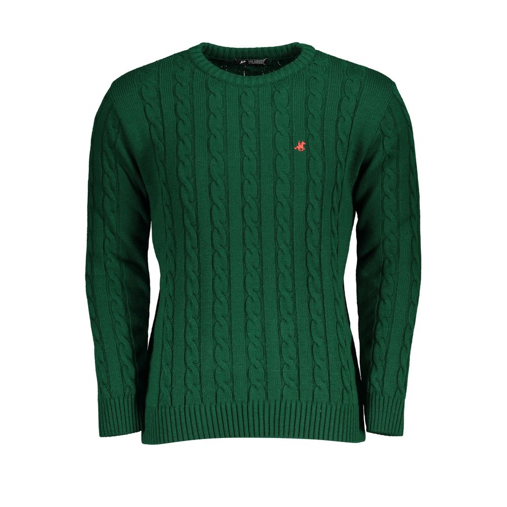 U.S. Grand Polo Green Fabric Sweater