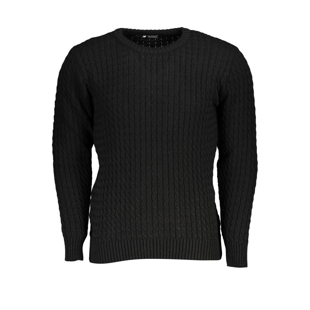 U.S. Grand Polo Twisted Crew Neck Classic Sweater