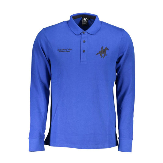 U.S. Grand Polo Blue Cotton Polo Shirt