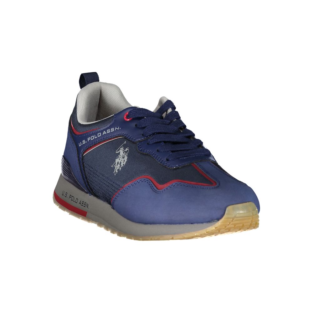 U.S. POLO ASSN. Sleek Blue Sneakers with Contrast Details