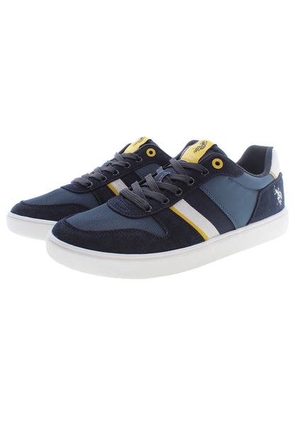 U.S. POLO ASSN. Sleek Blue Sneakers with Contrasting Details