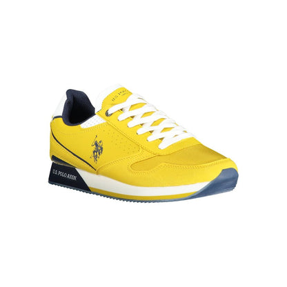 U.S. POLO ASSN. Bold Yellow Laced Sports Sneaker