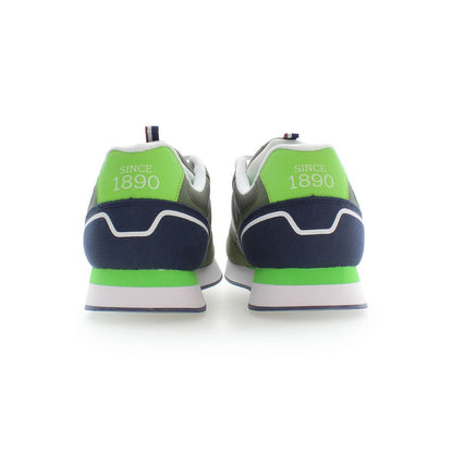 U.S. POLO ASSN. Sleek Green Sneakers with Iconic Logo Detailing