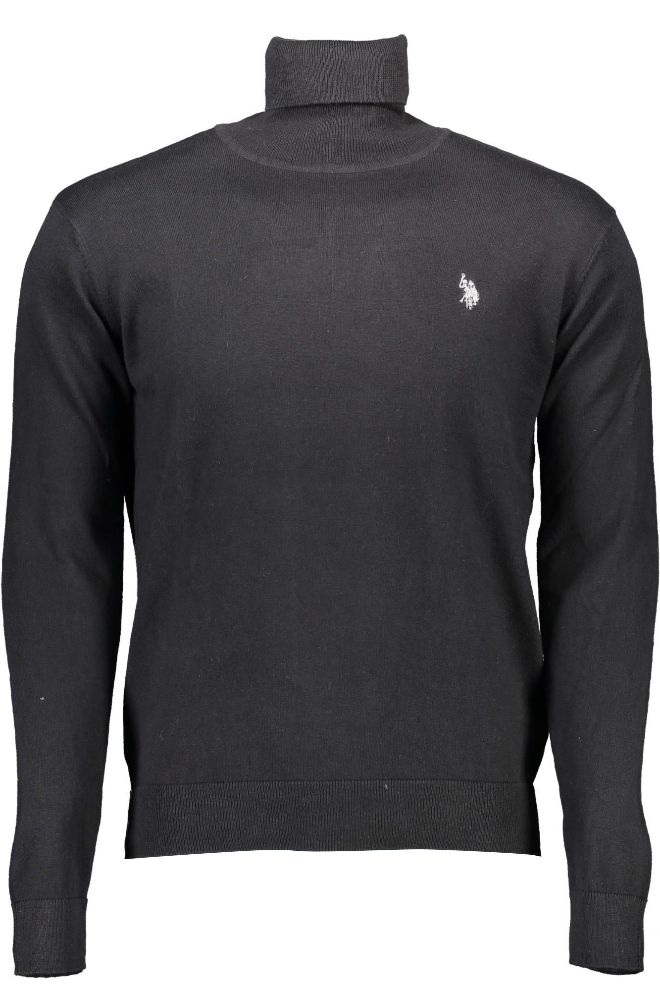 U.S. POLO ASSN. Elegant High Collar Cotton Cashmere Sweater