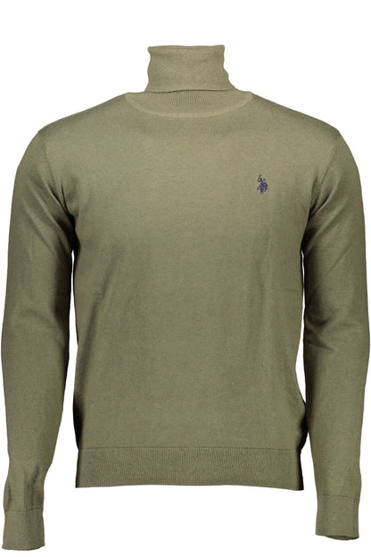 U.S. POLO ASSN. Elegant High Collar Cashmere Blend Sweater