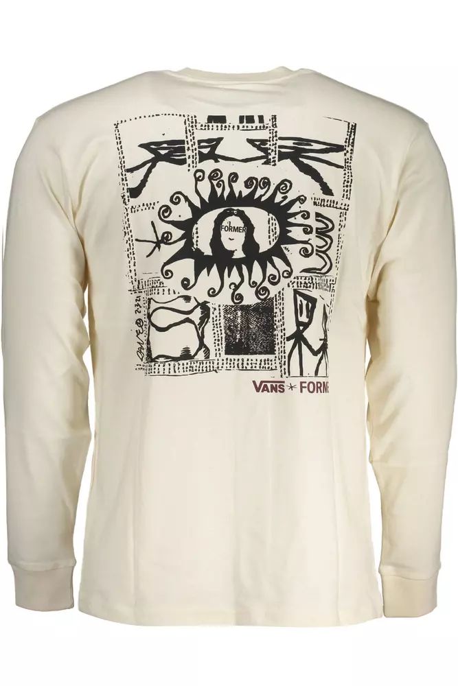 Vans Sleek Cotton Long Sleeve Round Neck Tee